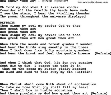 how great thou art lyrics and chords what if the lyrics were rewritten