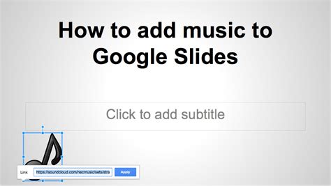 how to add music to google slideshow: the secret of mastering slide show presentations