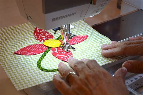 how to applique with embroidery machine and what kind of fabrics work best for this technique