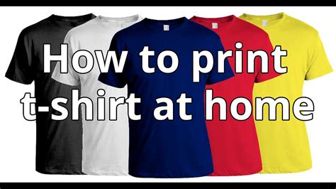 how to print tshirt at home: exploring the art of textile printing