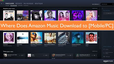 where does amazon music download to android